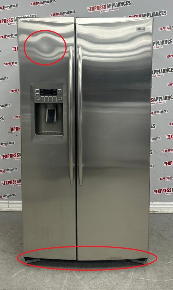 Used GE 36” Side-By-Side Refrigerator PSRS6PGZADSS For Sale