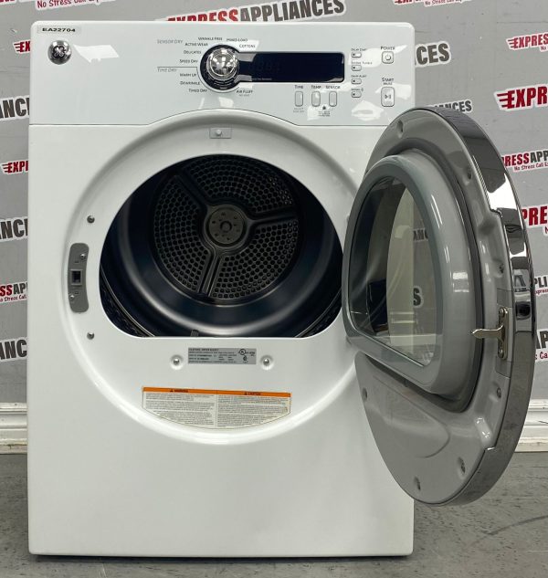 Used GE Electric 24” Stackable Dryer PCVH480EKWW SKU: EA22704 For Sale