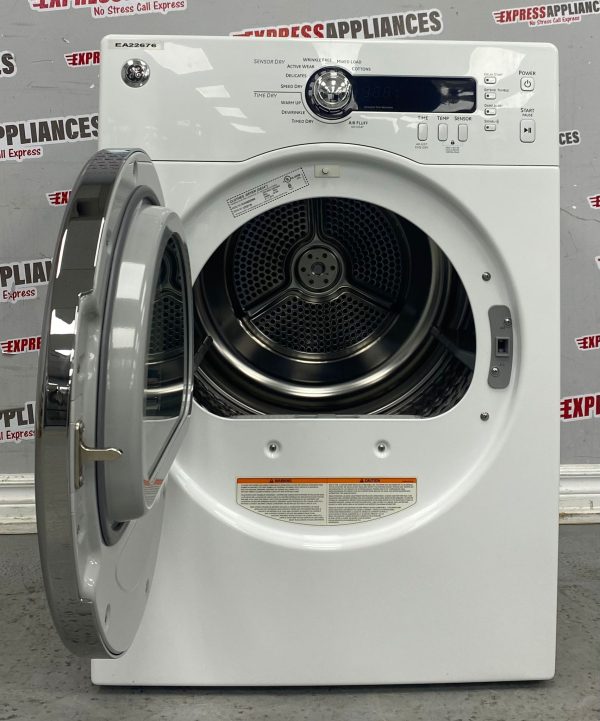 Used GE Electric Stackable 24” Dryer PCVH480EK0WW SKU: EA22676 For Sale