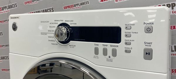 Used GE Electric Stackable 24” Dryer PCVH480EK0WW SKU: EA22676 For Sale