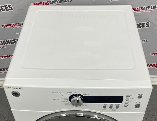 Used GE Electric Stackable 24” Dryer PCVH480EK0WW SKU: EA22676 For Sale