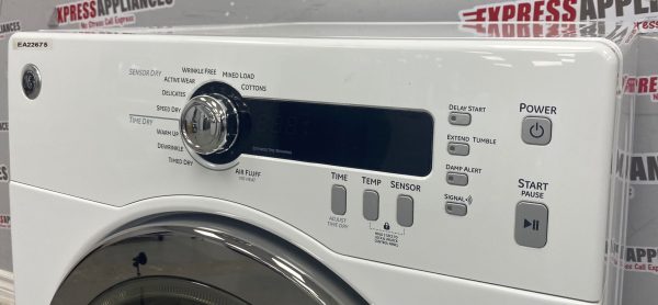 Used GE Electric Stackable 24” Dryer PCVH480EK1WW SKU: EA22675 For Sale