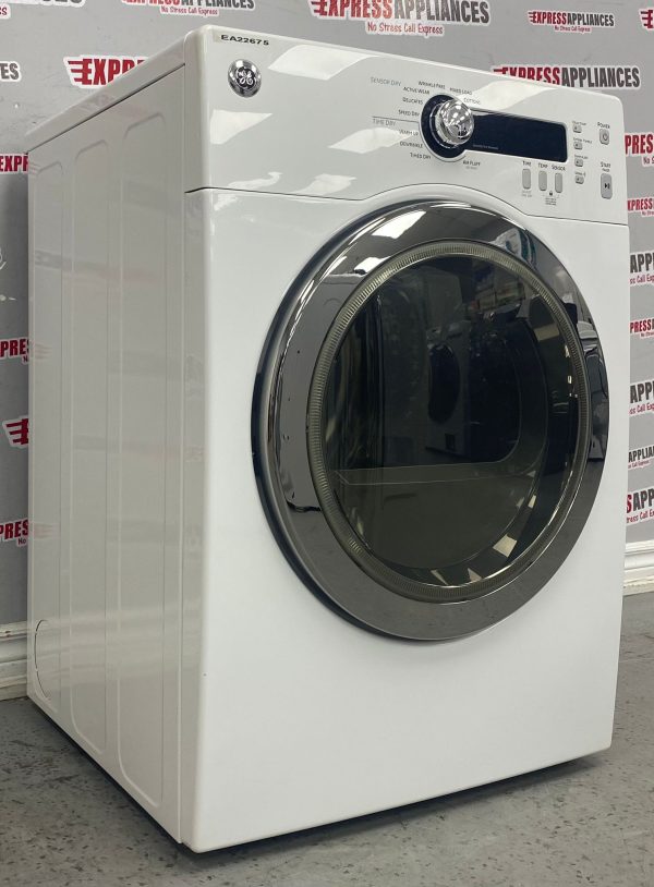 Used GE Electric Stackable 24” Dryer PCVH480EK1WW SKU: EA22675 For Sale