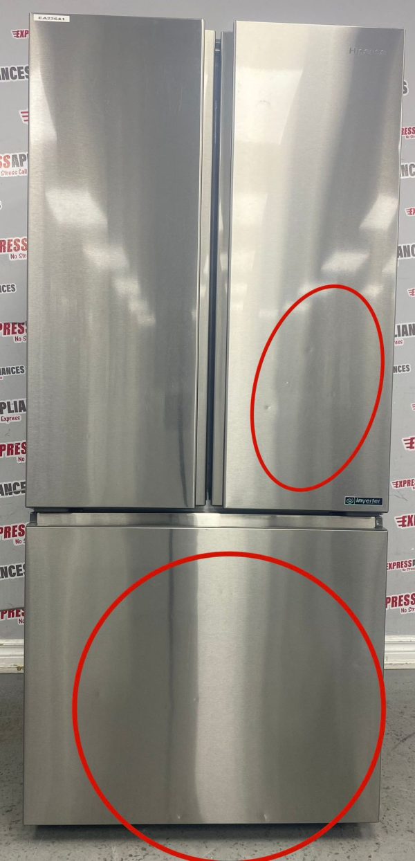 Used Hisense 30” French Door Refrigerator RF210N6ASE For Sale