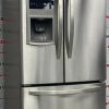 Used Kenmore 33” French Door Refrigerator 596.79243014 side