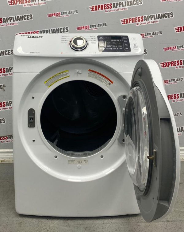 Used Samsung 27” Electric Stackable Dryer DV42H5000EW/AC For Sale