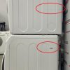 Used Samsung 27” Front Load Washer and Electric Dryer Stackable Set WF45M5100AWA5 DV42H5000EWAC For Sale (4)