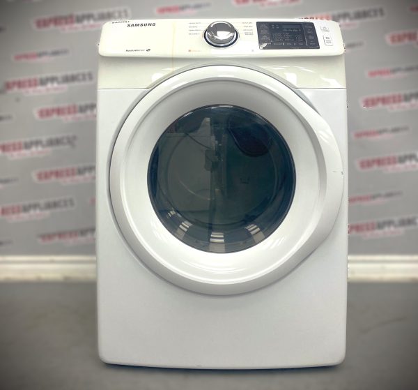 Used Samsung Electric 27” Dryer DV42H5000EW/AC For Sale