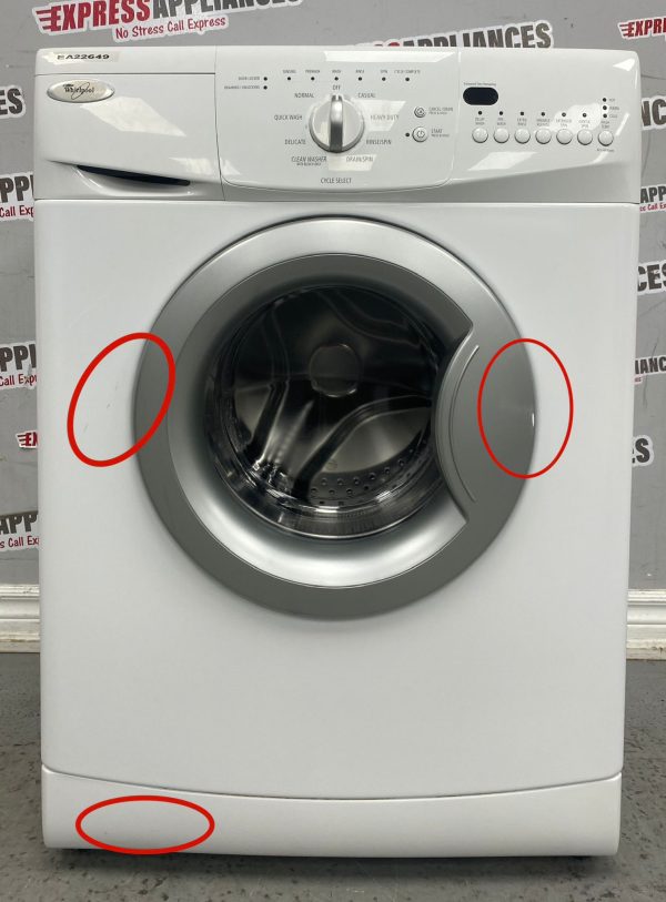 Used Whirlpool Front Load 24” Washing Machine WFC7500VW2 For Sale