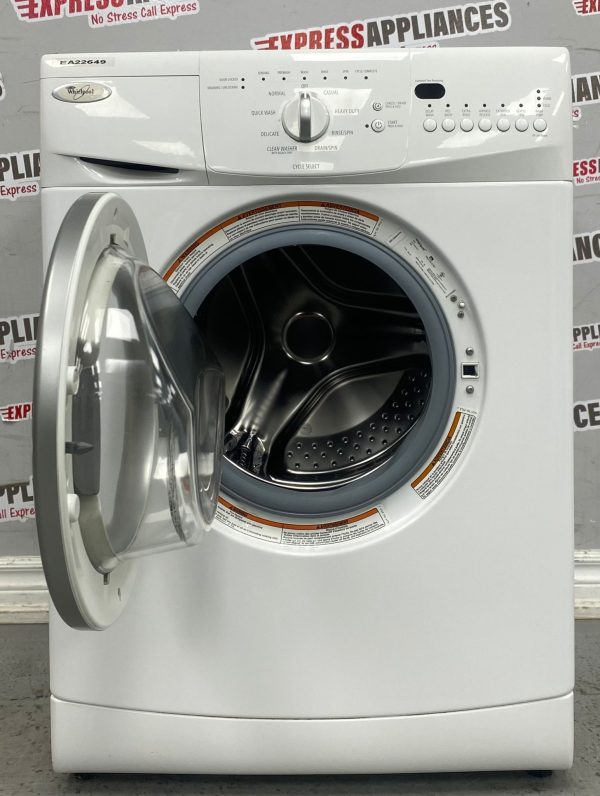 Used Whirlpool Front Load 24” Washing Machine WFC7500VW2 For Sale