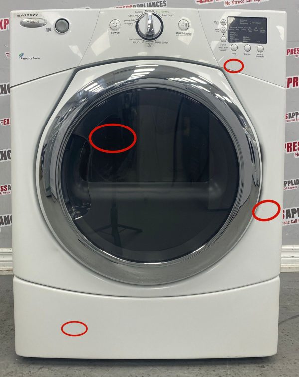 Used Whirlpool 27” Stackable Electric Dryer YWED9250WW1 For Sale