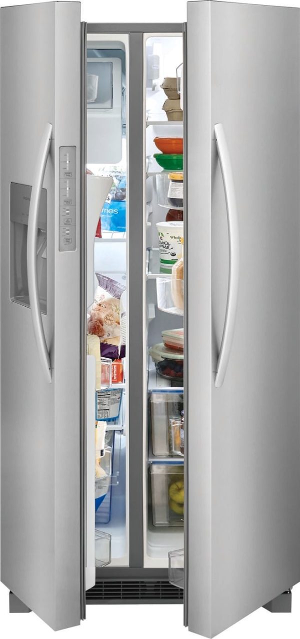 Brand New Frigidaire Side-By-Side 33” Refrigerator FRSS2323ASA For Sale