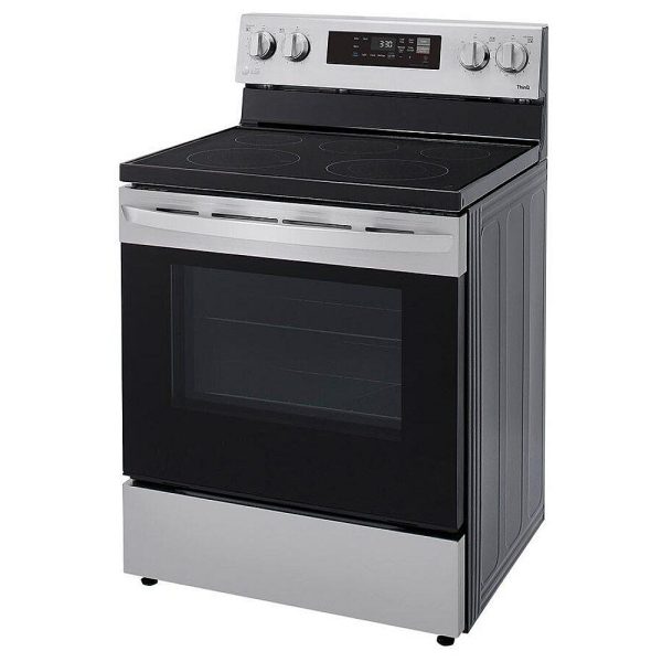 Brand New LG 30” Freestanding Electric Glass Top Stove LREL6321S For Sale