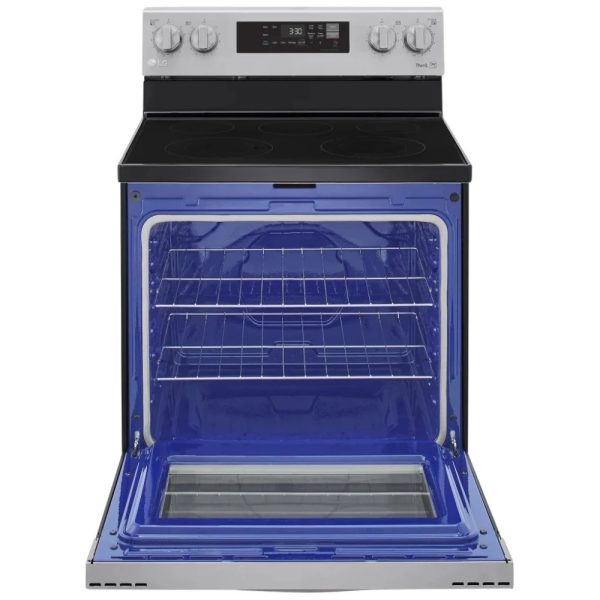 Brand New LG 30” Freestanding Electric Glass Top Stove LREL6321S For Sale