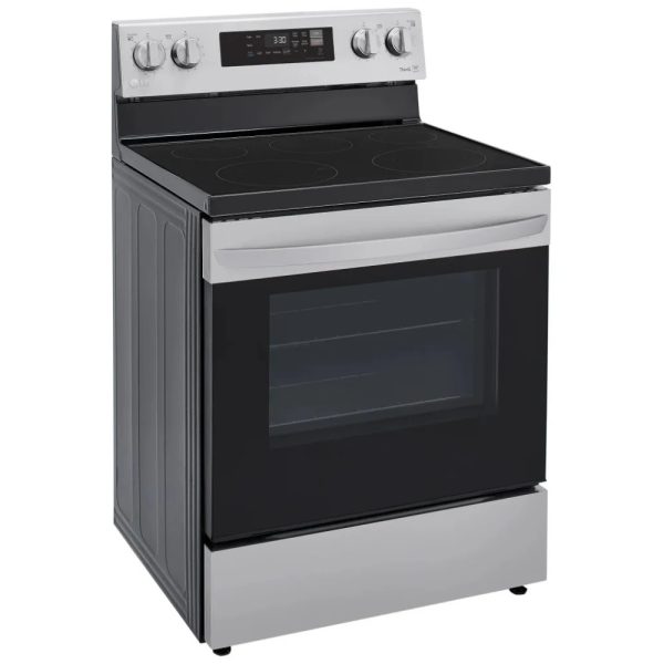 Brand New LG 30” Freestanding Electric Glass Top Stove LREL6321S For Sale