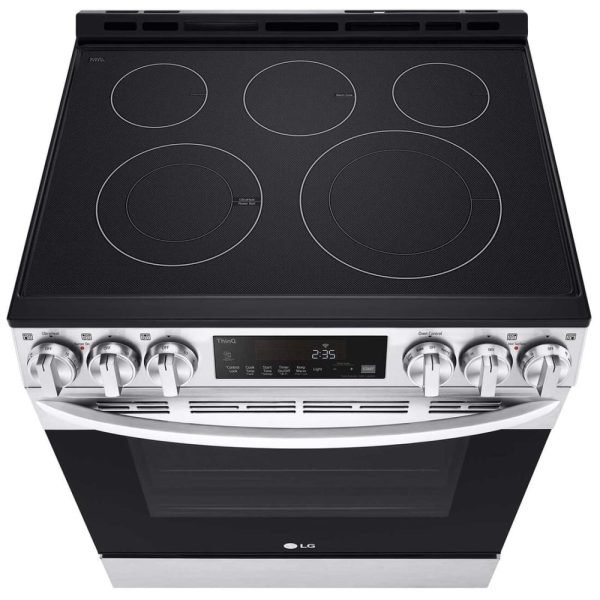 New LG 30” Slide-In Glass Top Stove LSEL6333F For Sale