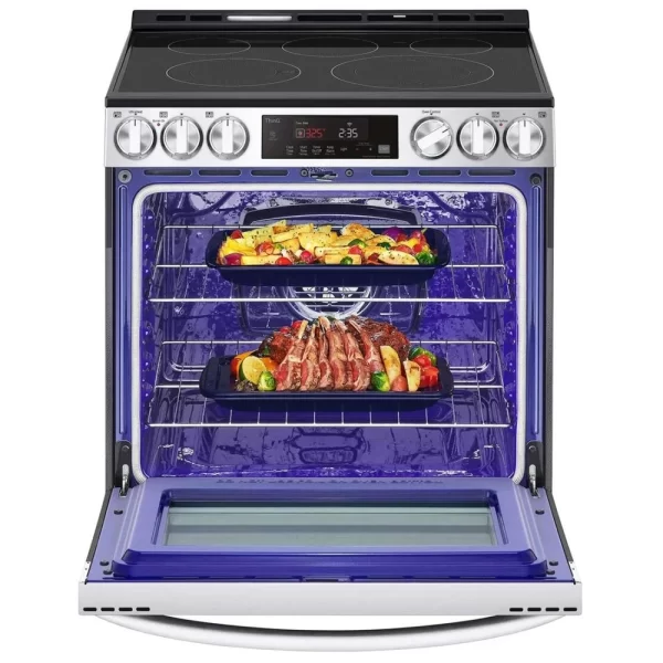 New LG 30” Slide-In Glass Top Stove LSEL6333F For Sale