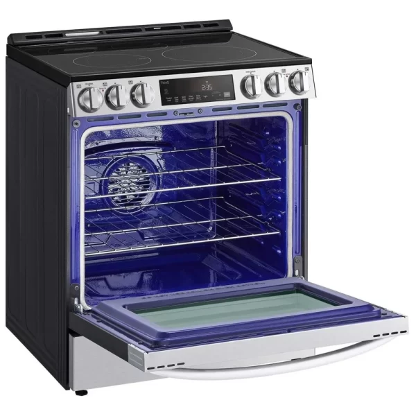 New LG 30” Slide-In Glass Top Stove LSEL6333F For Sale