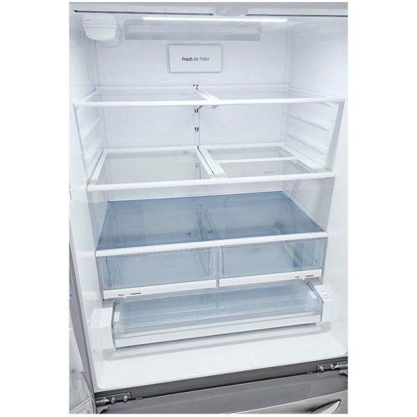 New LG	33" French Door Refrigerator with Water Dispenser LRFXS2503S For Sale