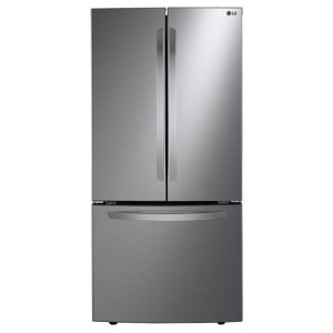 New LG French Door 33” Refrigerator LRFNS2503V For Sale (Black Stainless Steel)