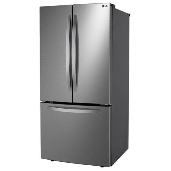 New LG French Door 33” Refrigerator LRFNS2503V For Sale (Black Stainless Steel)