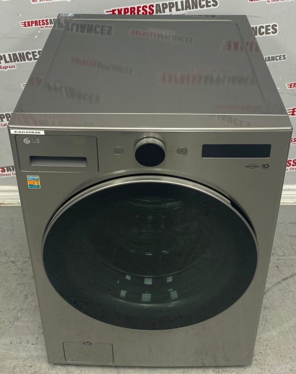 Open Box LG 27” Front Load Washing Machine WM5500HVA For Sale