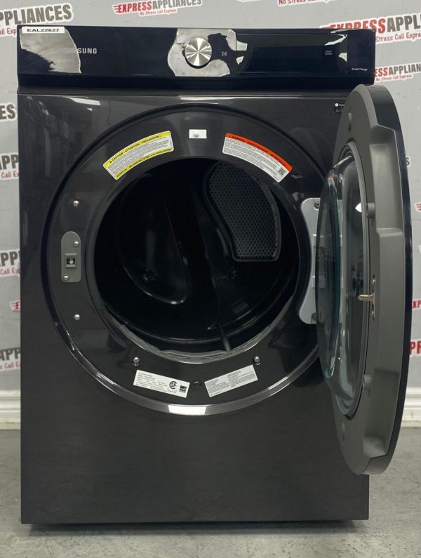 Open Box Samsung 27” Electric Stackable Dryer DVE46BB6700V For Sale