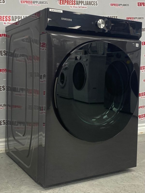 Open Box Samsung 27” Electric Stackable Dryer DVE46BB6700V For Sale