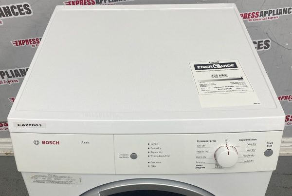 Used Bosch 24” Electric Stackable Dryer WTV76100CN For Sale