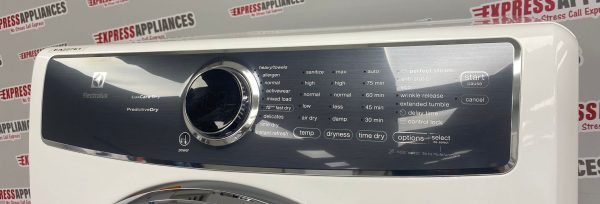 Used Electrolux Front Load Washer and Dryer 27” Stackable Set EFLS627UIW0 EFMC527UIW0 For Sale