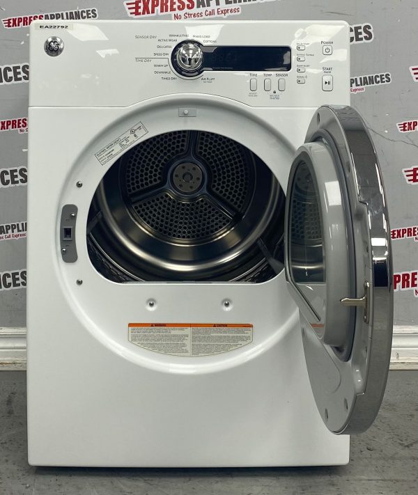 Used GE Electric 24” Stackable Dryer PCVH480EKWW SKU: EA22792 For Sale