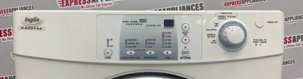 Used Inglis Electric 27” Stackable Dryer YIED7200TW For Sale