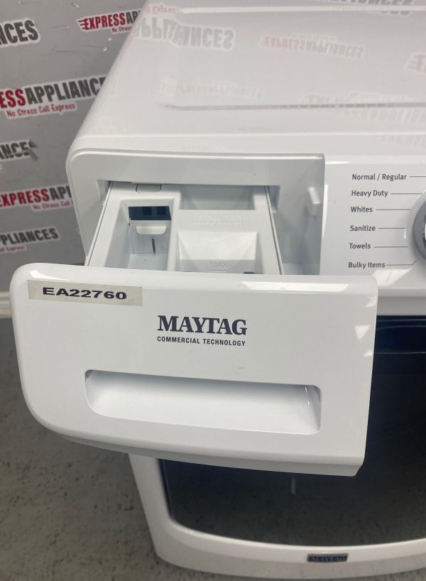 Used Maytag Front Load 27” Washing Machine MHW6630HW3 For Sale