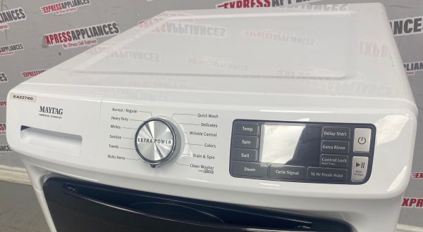 Used Maytag Front Load 27” Washing Machine MHW6630HW3 For Sale