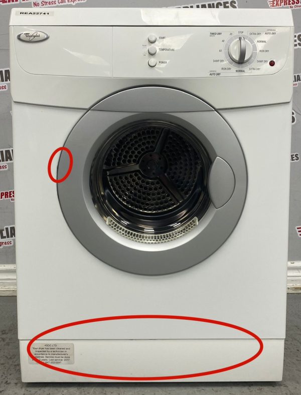 Used Whirlpool 24” Electric Stackable Dryer YWED7500VW2 For Sale