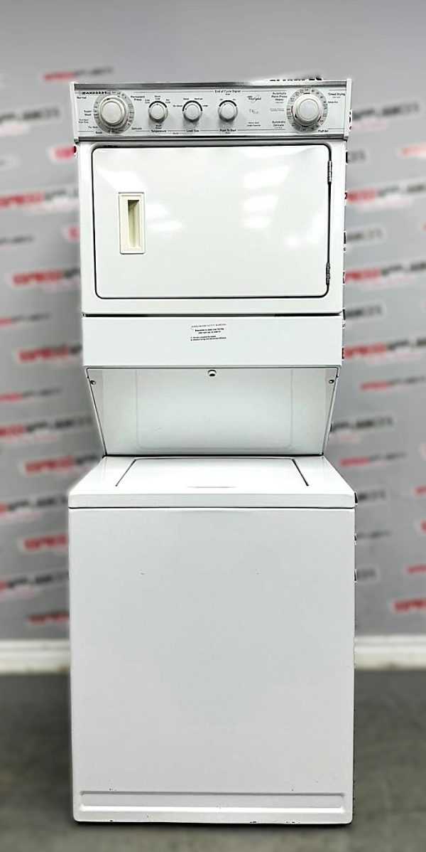 Used Whirlpool 27” Laundry Center Washer and Dryer YLTE6234DQ2 For Sale