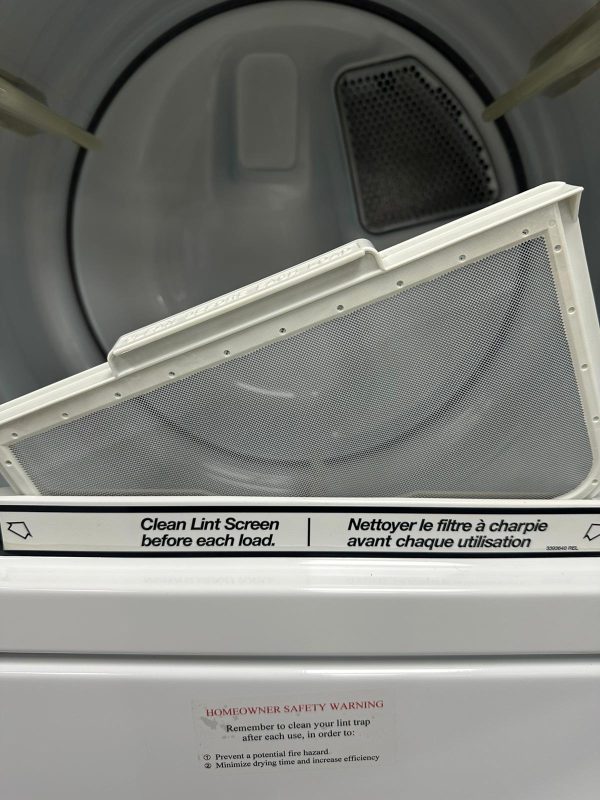 Used Whirlpool 27” Laundry Center Washer and Dryer YLTE6234DQ2 For Sale