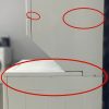 Used Whirlpool 27” Laundry Center Washer and Dryer YLTE6234DQ2 damage left side