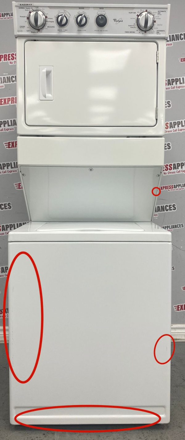 Used Whirlpool Washer and Dryer 27” Laundry Centre YWET3300SQ1 For Sale