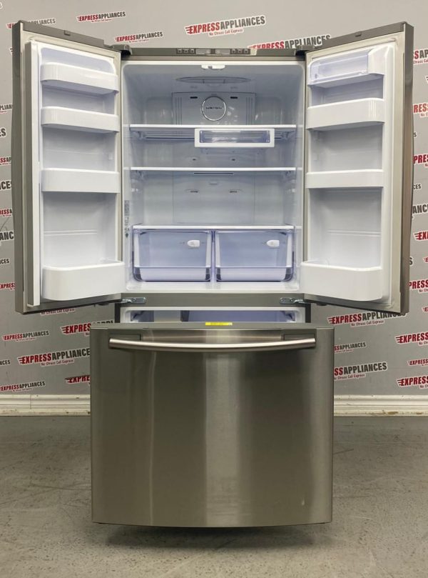 Used Samsung 32” French Door Refrigerator RF18HFENBSR/AC For Sale