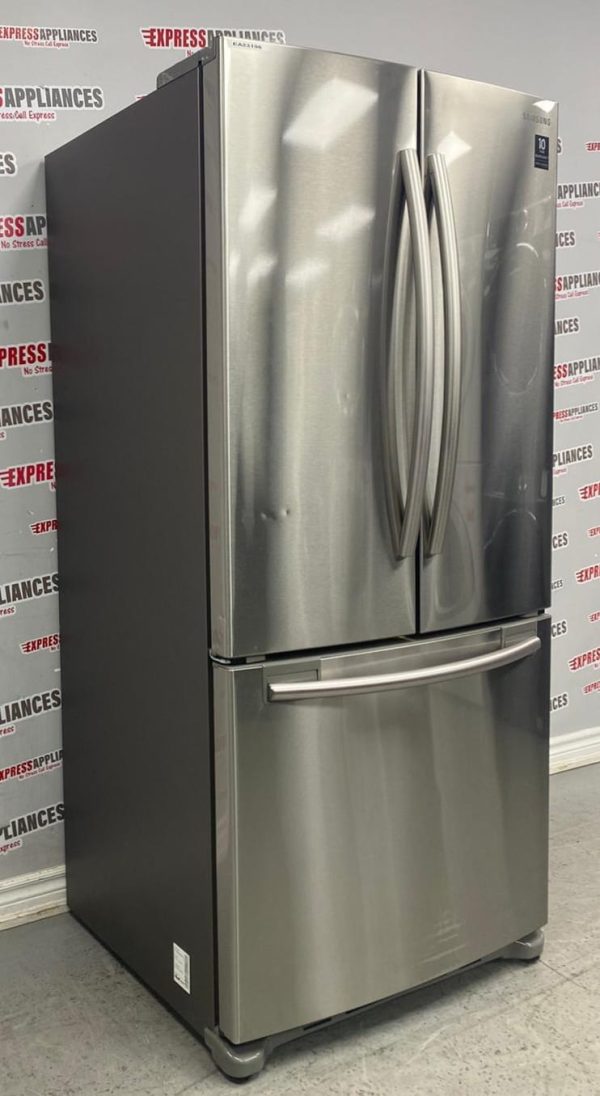 Used Samsung 32” French Door Refrigerator RF18HFENBSR/AC For Sale