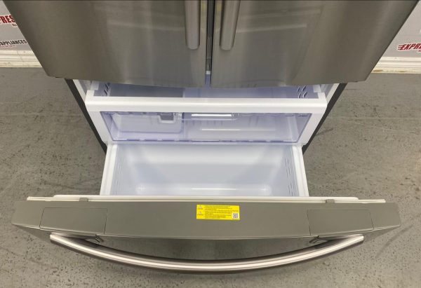 Used Samsung 32” French Door Refrigerator RF18HFENBSR/AC For Sale