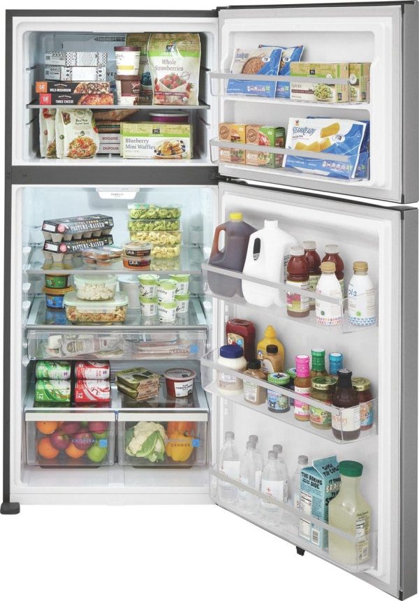 New Frigidaire Top Freezer 30” Refrigerator FGHT2055VF7 For Sale