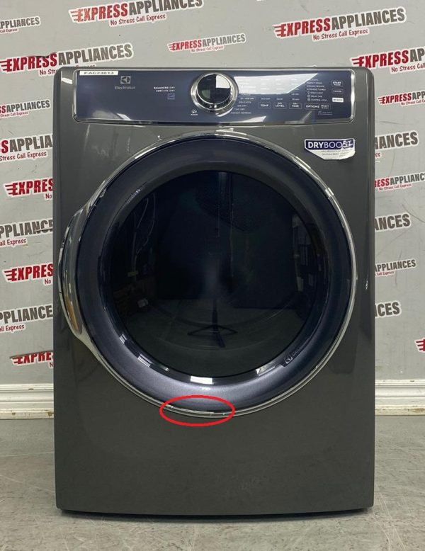 Open Box Electrolux 27” Electric Stackable Dryer ELFE763CAT0 For Sale