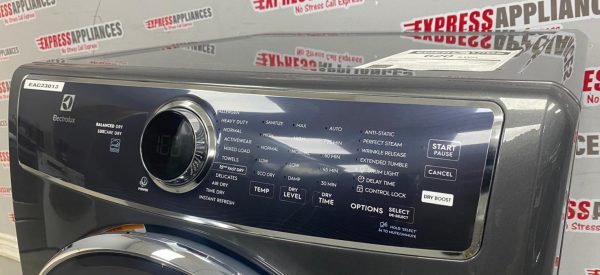 Open Box Electrolux 27” Electric Stackable Dryer ELFE763CAT0 For Sale