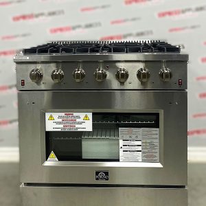 Open Box Forno 36” Freestanding Gas Stove FFSGS6244-36 For Sale