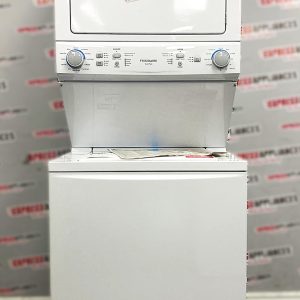 Open Box Frigidaire 27” Laundry Center Washer and Dryer FLCE752CAW4 SKU: EAC23019 For Sale