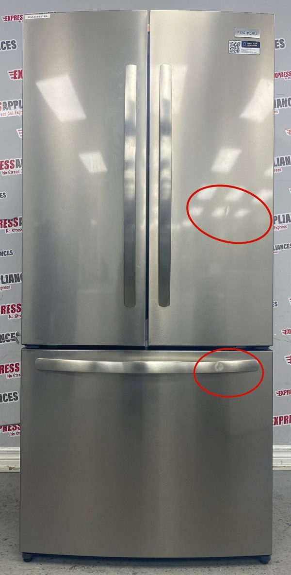 Open Box Frigidaire 31” French Door Refrigerator FRFG1813AV00 For Sale