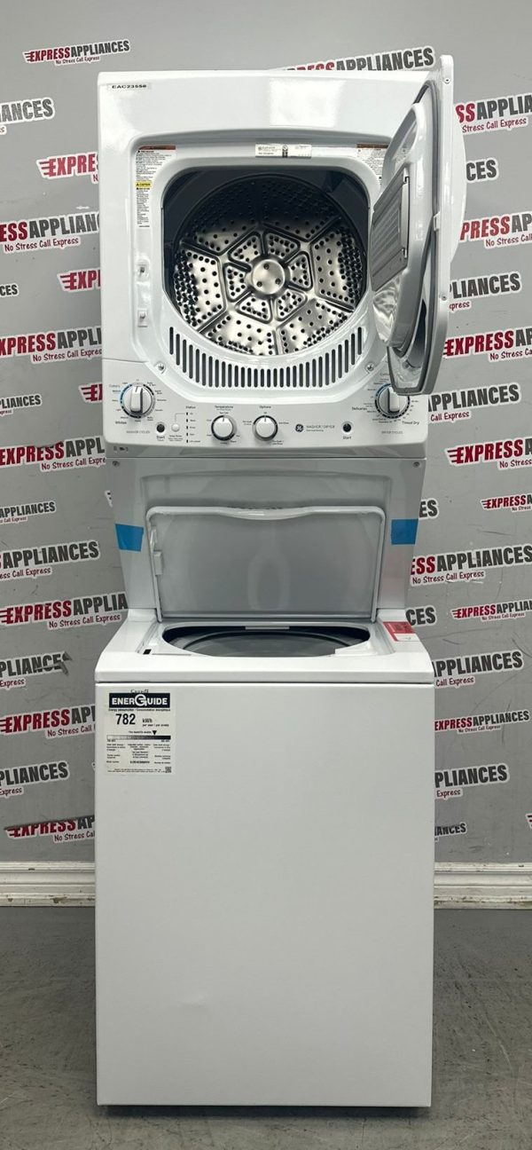 Open Box GE 24” Laundry Centre Washer and Dryer GUD24ESMM1WW SKU: EAC23558 For Sale