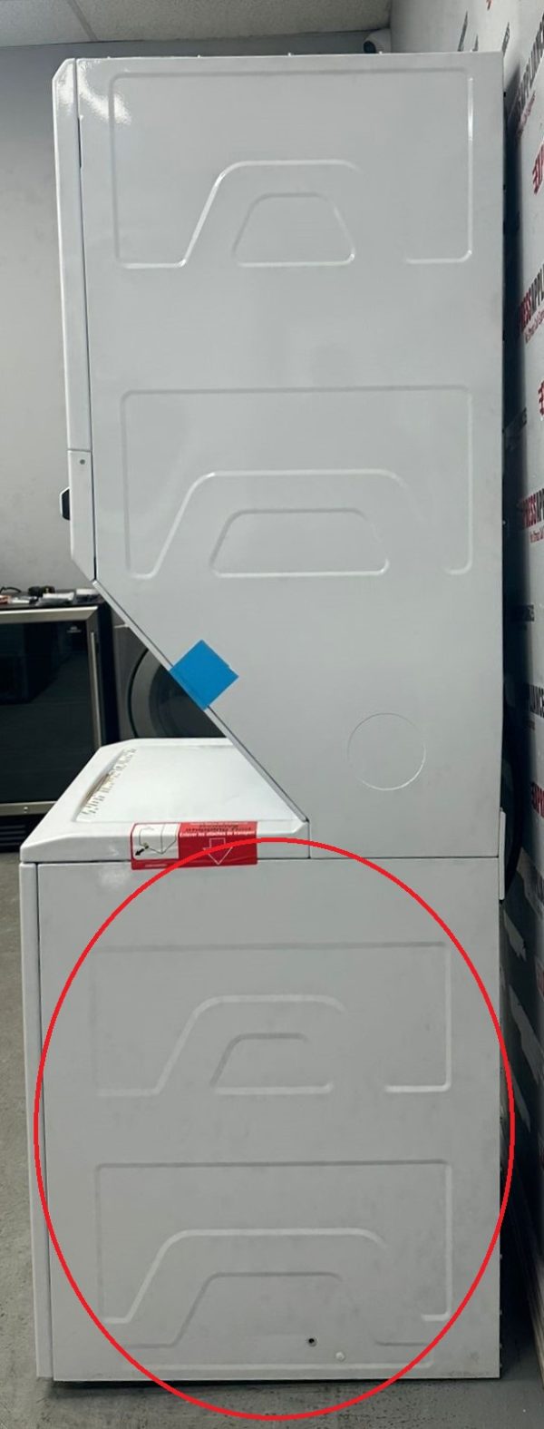 Open Box GE 24” Laundry Centre Washer and Dryer GUD24ESMM1WW SKU: EAC23558 For Sale